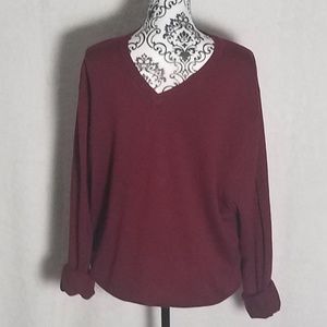 JOS A BANKS 100%.Pima cotton V neck sweater